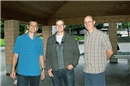 Der Erlenbacher Schulleiter Thomas Hari, der Oberwiler Gemeinderat Stefan Blatti...