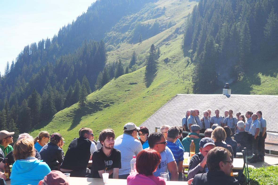 Der Gesang des Jodlerklubs Wimmis erfreute die Besucher.