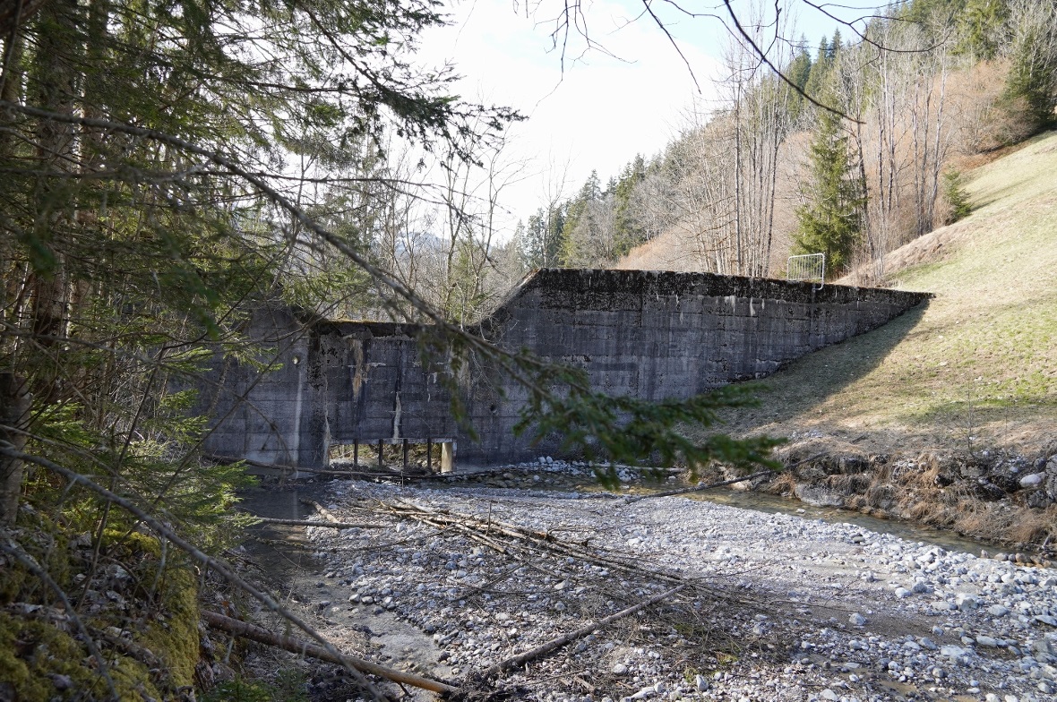 Der Geschiebesammler oberhalb Mannried.