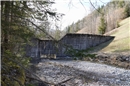 Der Geschiebesammler oberhalb Mannried.