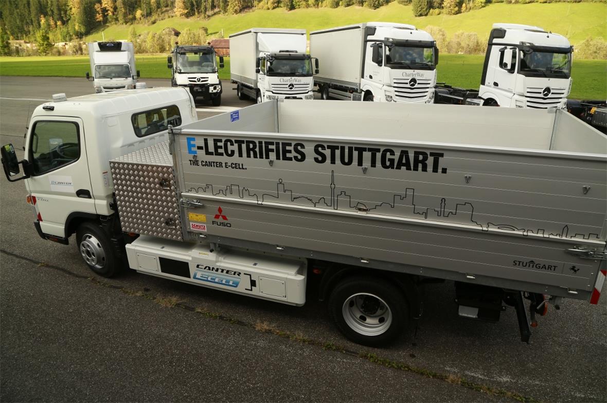 Der Hybride auf dem Flugplatz