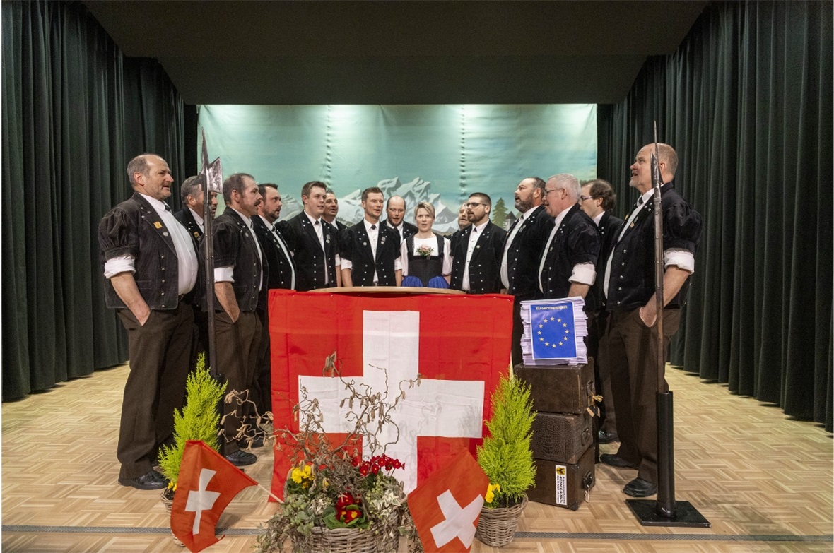 Der Jodlerklub Diemtigen sorgte für Unterhaltung.