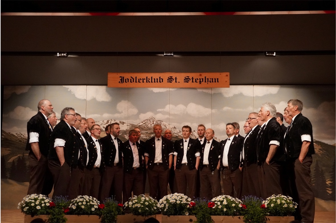 Der Jodlerklub St. Stephan überzeugte auf sowohl auf der Bühne wie als Organisat...