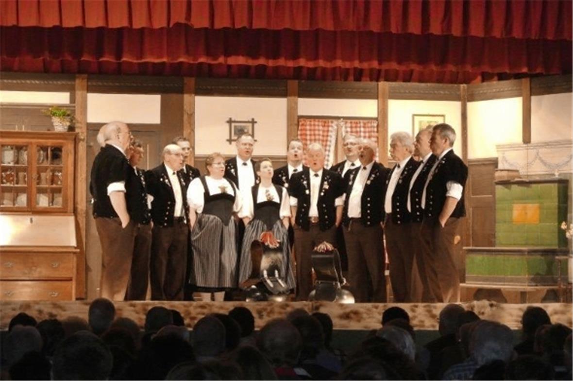 Der Jodlerklub Wimmis begeisterte mit den wunderschön vorgetragenen Liedern.
