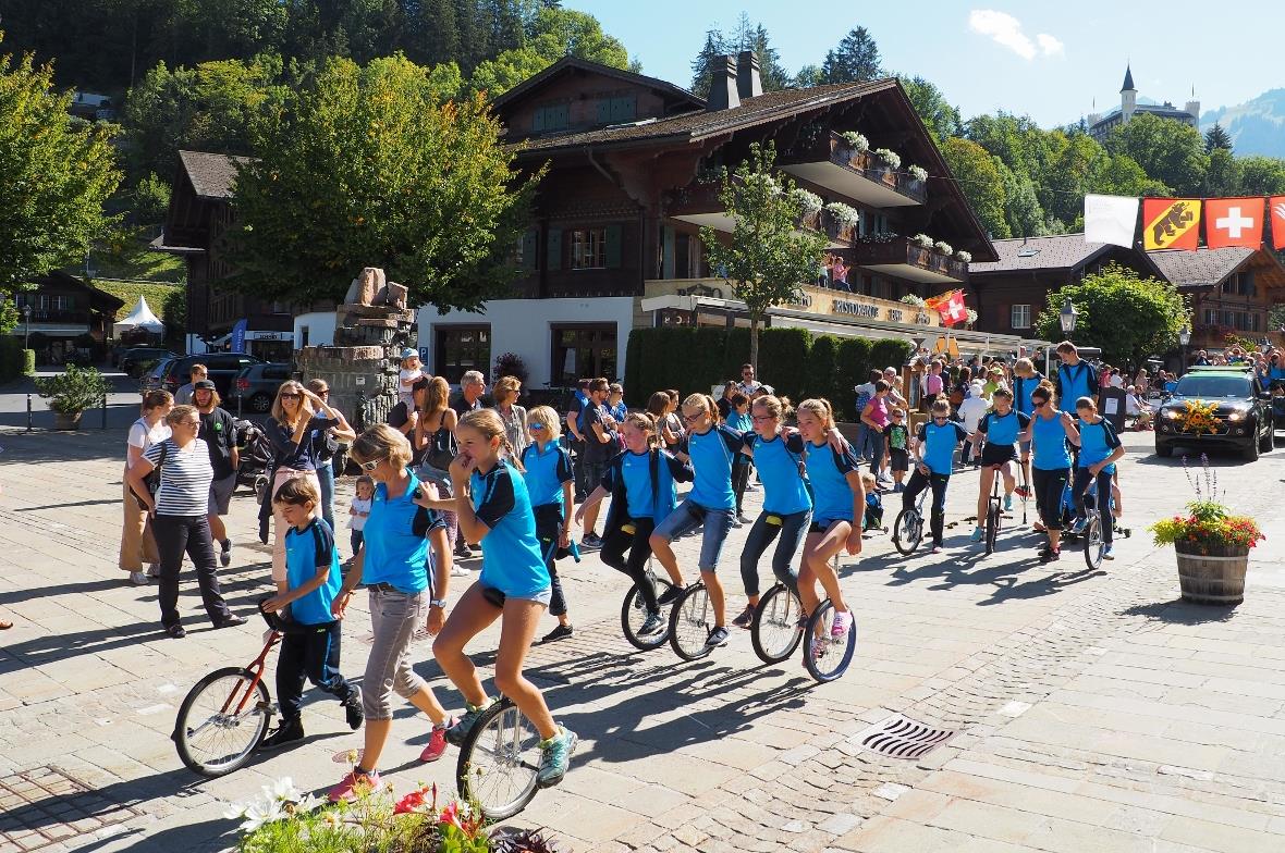 Der Jubiläumsumzug am Sonntag.