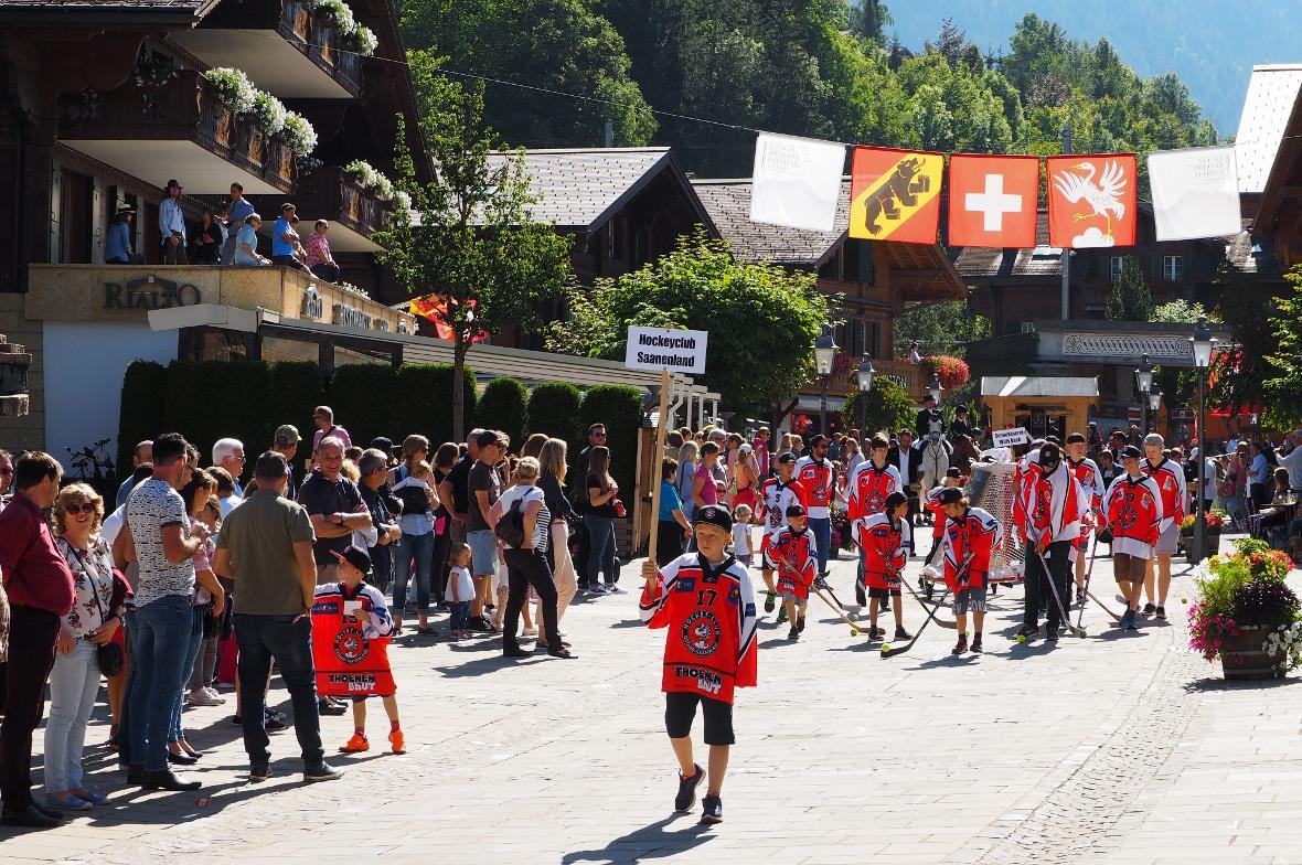 Der Jubiläumsumzug am Sonntag.