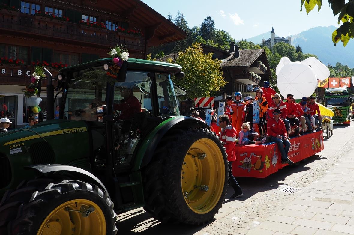 Der Jubiläumsumzug am Sonntag.
