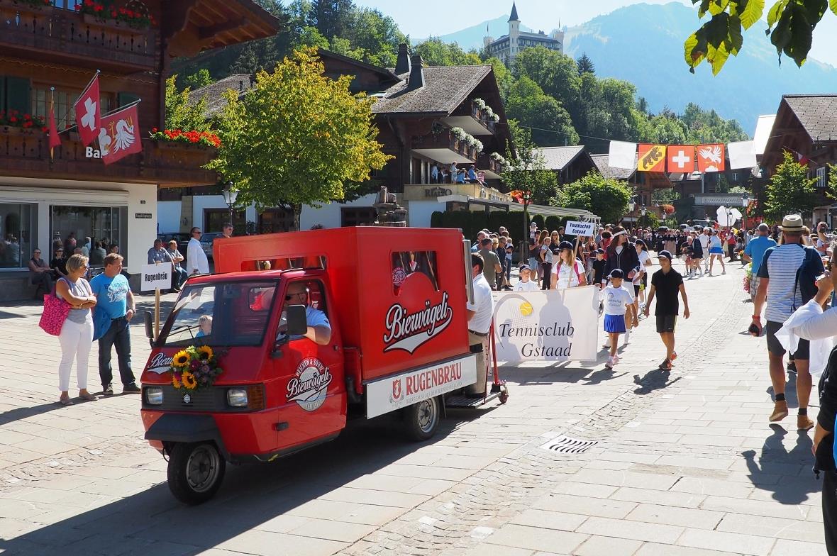 Der Jubiläumsumzug am Sonntag.