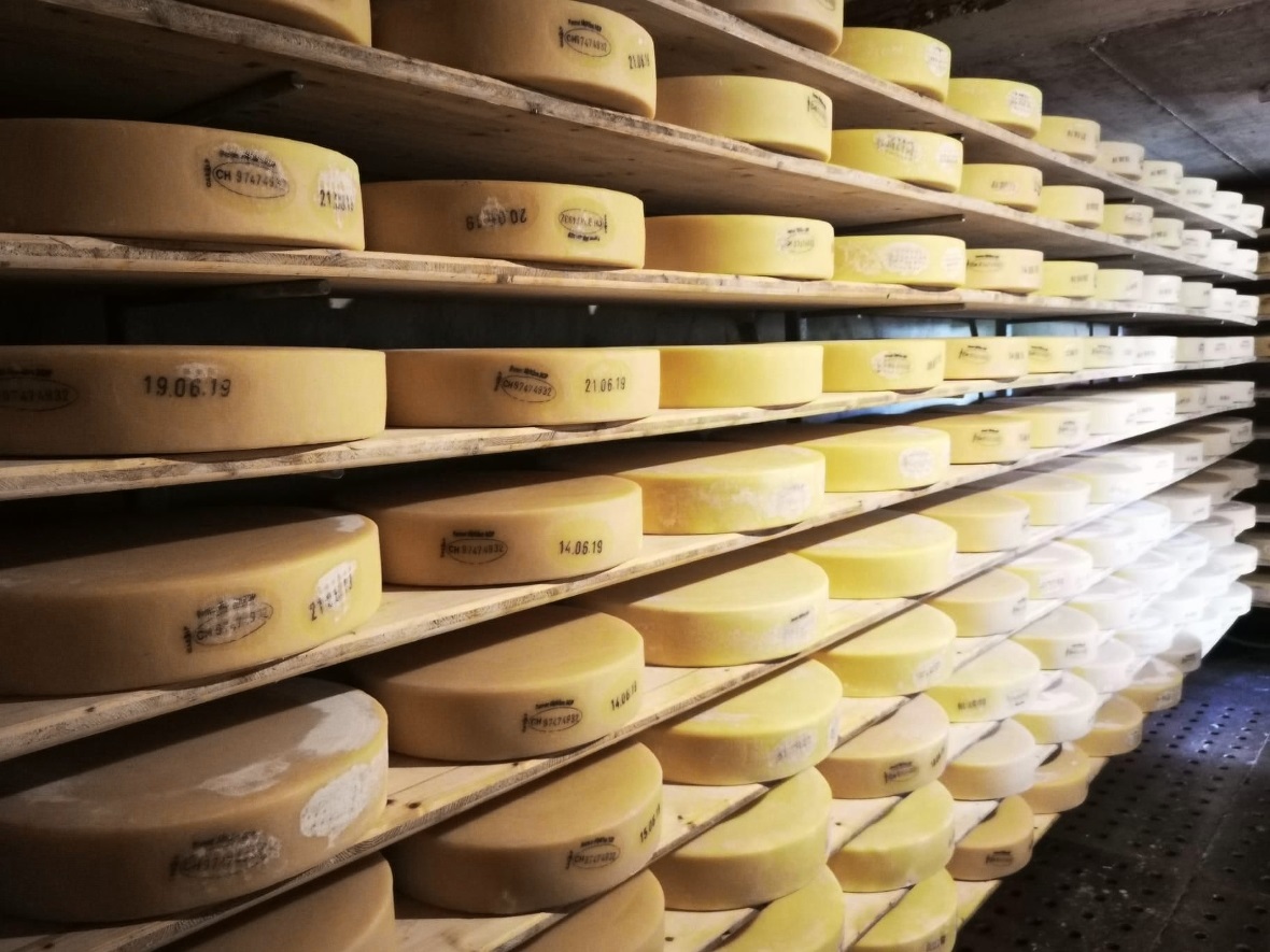 Der Käsekeller vor dem Brand.