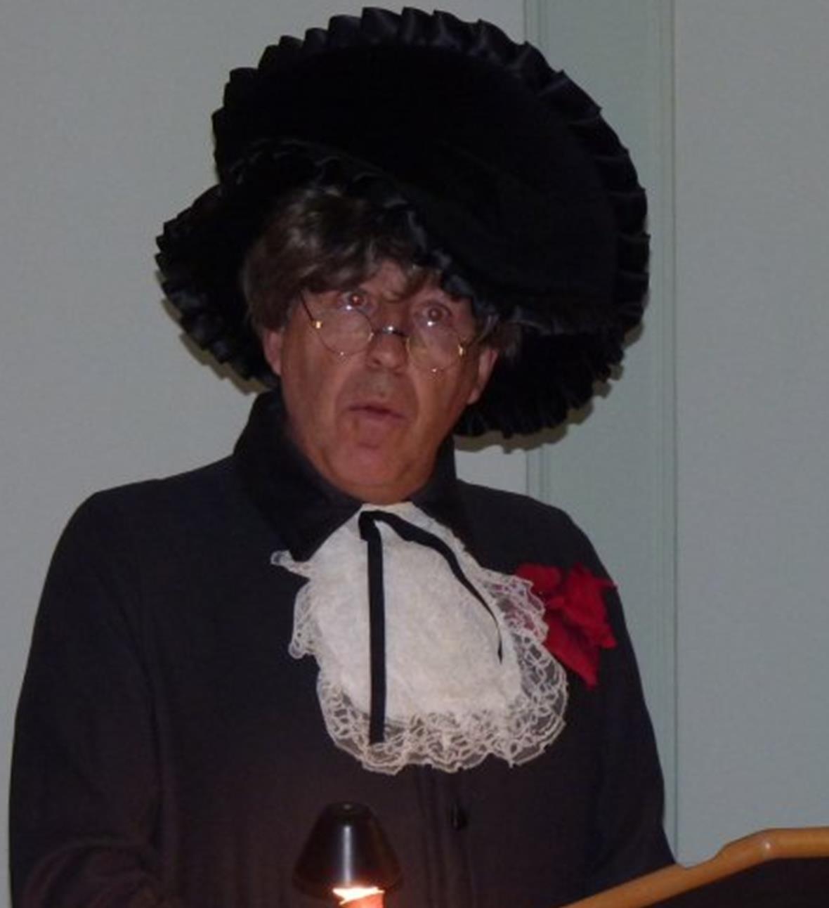 Der Kastlan unterhält im Schloss Blankenburg sein Landvolk.