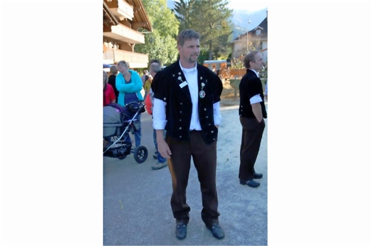 Der OK Präsident und Moderator Reinhold Trachsel