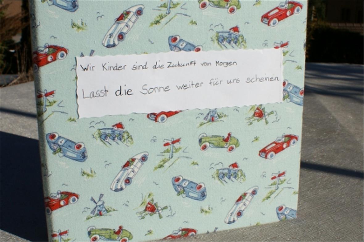 Der Ordner – bereit zur Übergabe an die Kantonsregierung.