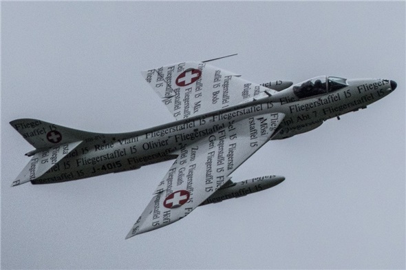 Der «Papyrus» Hunter hebt sich nur leicht vom nebligen Hintergrund ab.