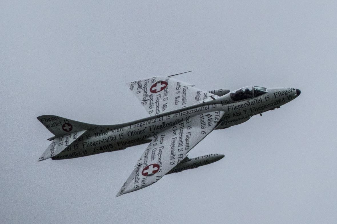 Der «Papyrus» Hunter hebt sich nur leicht vom nebligen Hintergrund ab.