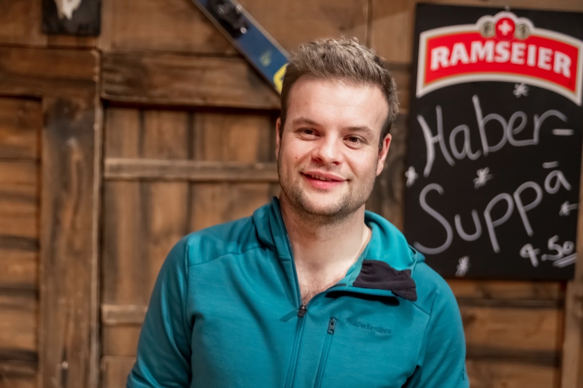 Der Präsident des Jodlerklub Flüehblüemli Därstetten David Gerber war hocherfreu...