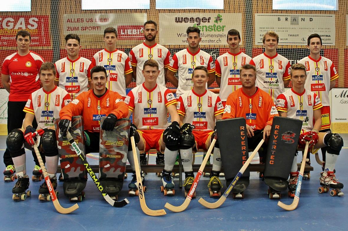 Der RHC Wimmis spielt seit 1985 in der NLA, wo er vergangene Saison Neunter wurde.