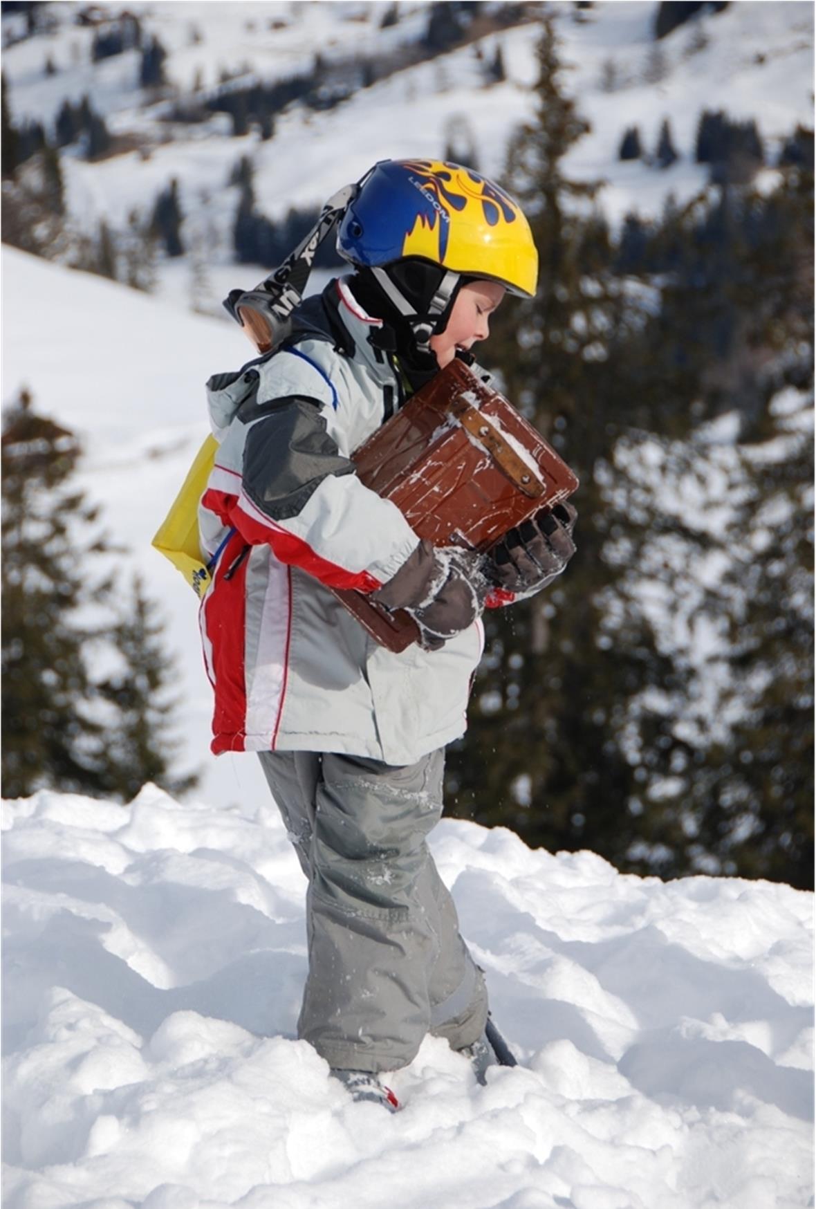 Der Schatz ist gefunden und der Code eingegeben.