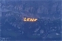 Der Schriftzug «Lenk»: Nicht als Höhenfeuer, sondern mit LEDs.