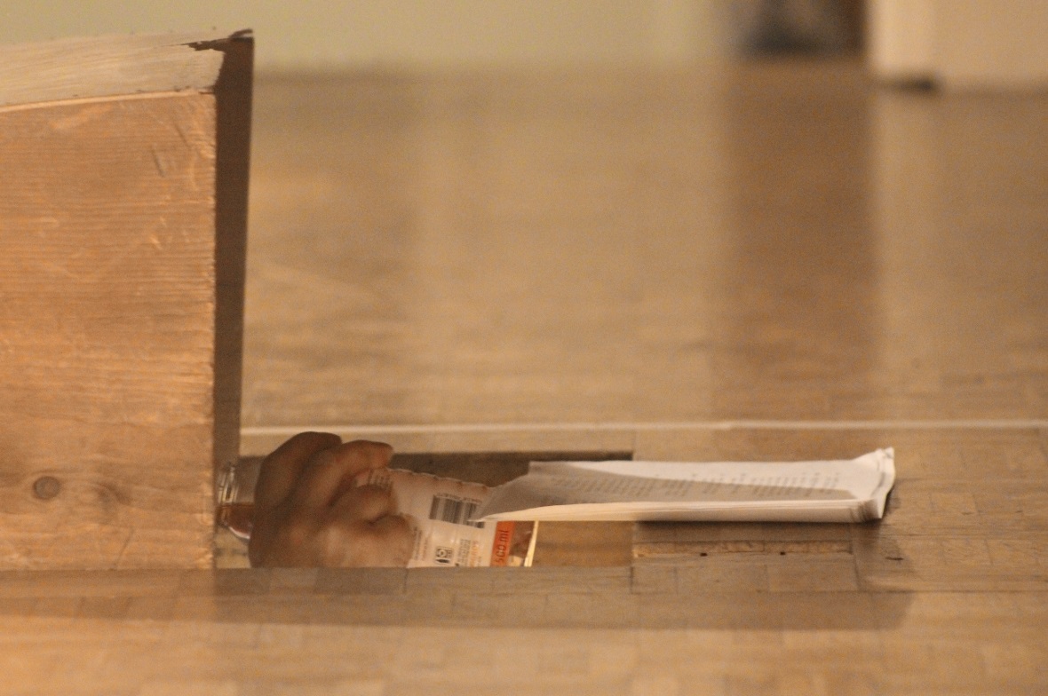 Der Souffleur Daniel Gerber.