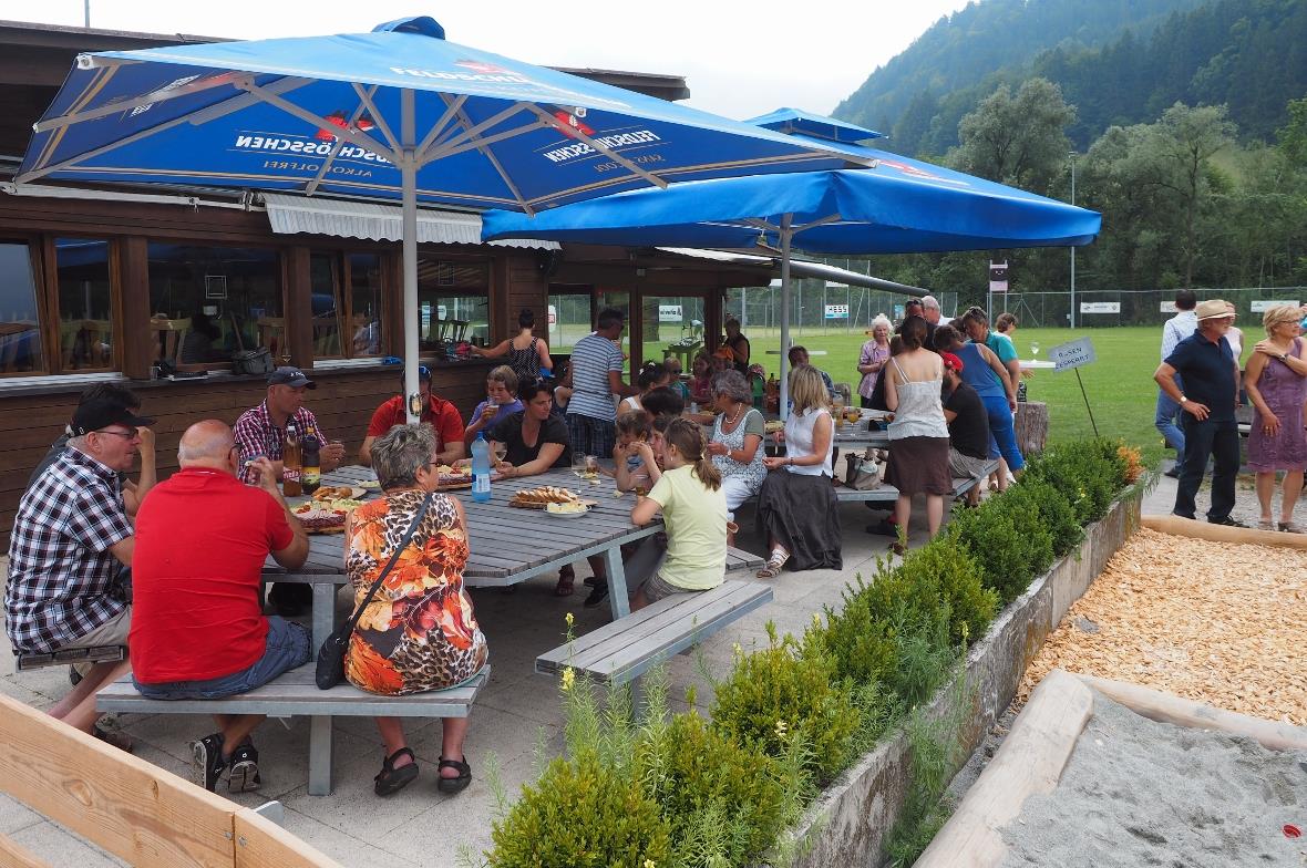 Der Sponsorenapéro.