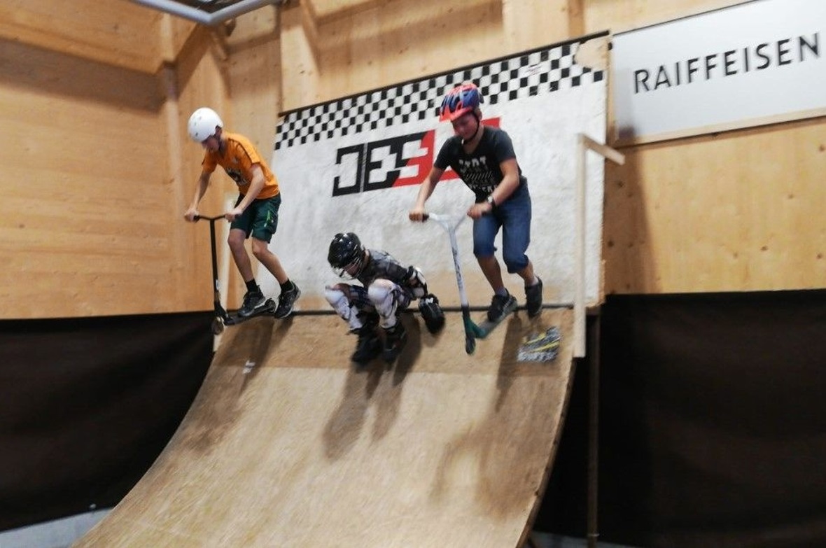 Der Start von der grossen Rampe ist geglückt!