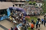 Der Startschuss zu den UTMB World Series auf dem Kronenplatz an der Lenk.