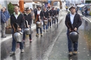 Der Trychlerclub Strubelgruss läutete das Älplerfest lautstark ein.