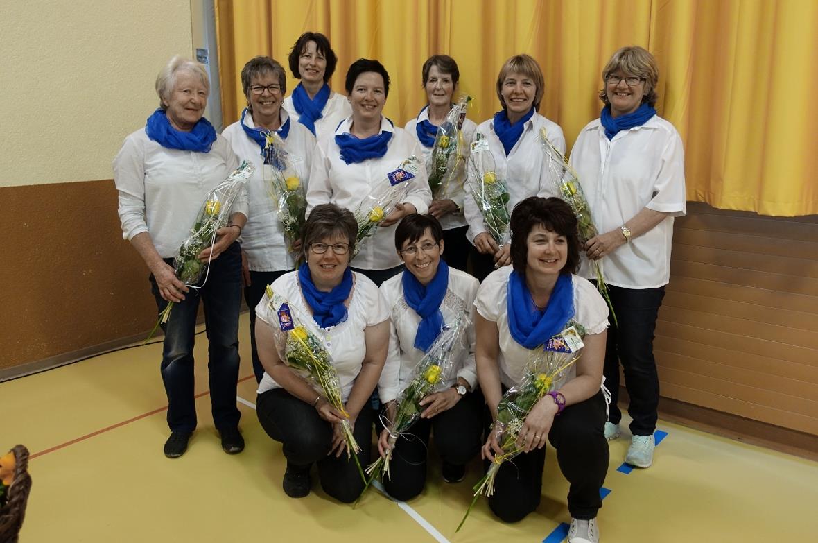 Der Vorstand des Frauenvereins St. Stephan betreute die Delegierten als charmant...