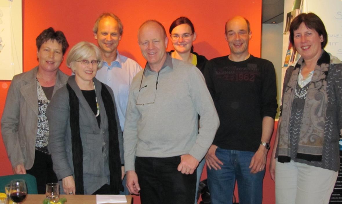 Der Vorstand, hier nicht ganz vollzählig: Rosmarie Frauenfelder (Kassierin), Silvia Zimmermann (Vize-Präsidentin), Bernhard Hauck (Präsident), Ernst Büchi, Marlen Schär, Beat Fuhrer, Sylvia Meier.