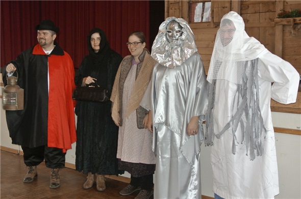 Der Wächter, die Elendgreth, das «böse Wyb», der Wind und der Schneemann.