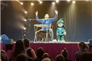 Der Waldkobold Pumpelpitz stand im Zentrum der Show mit Simon Fankhauser.