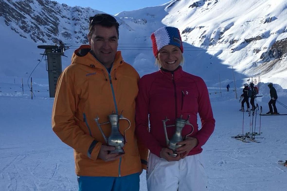 Der Weissenburger Thomas Knutti (SVP) holte bei den Herren die Tagesbestzeit und...