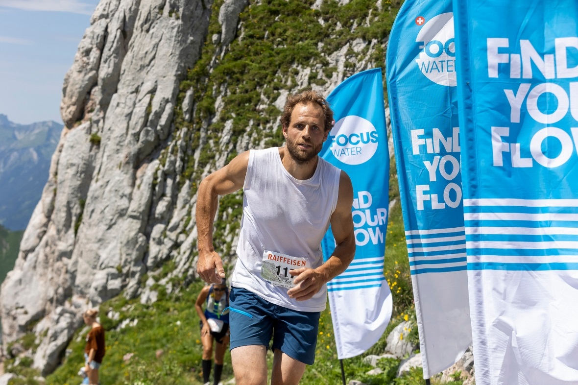 Der Wimmiser Nik Ast war recht fokussiert auf den Lauf.