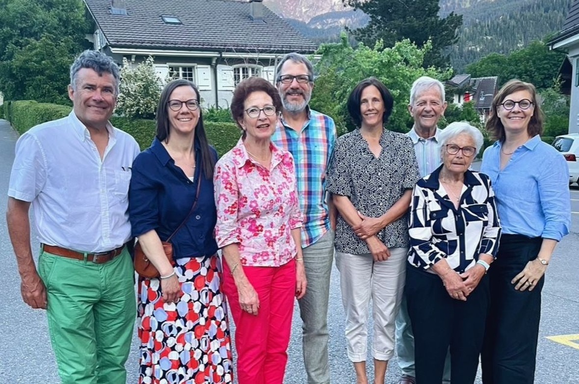 Der aktuelle Vorstand: Hans Jaggi (Sekretär und Kassier), Nicole Schulze, Carmen Scherrer, Präsident Matthias Moser, Annette Veronese, Klaus Burkhalter, Ruth Yersin-Zeugin sowie Theres Rütschi (es fehlt Jenny Sterchi).