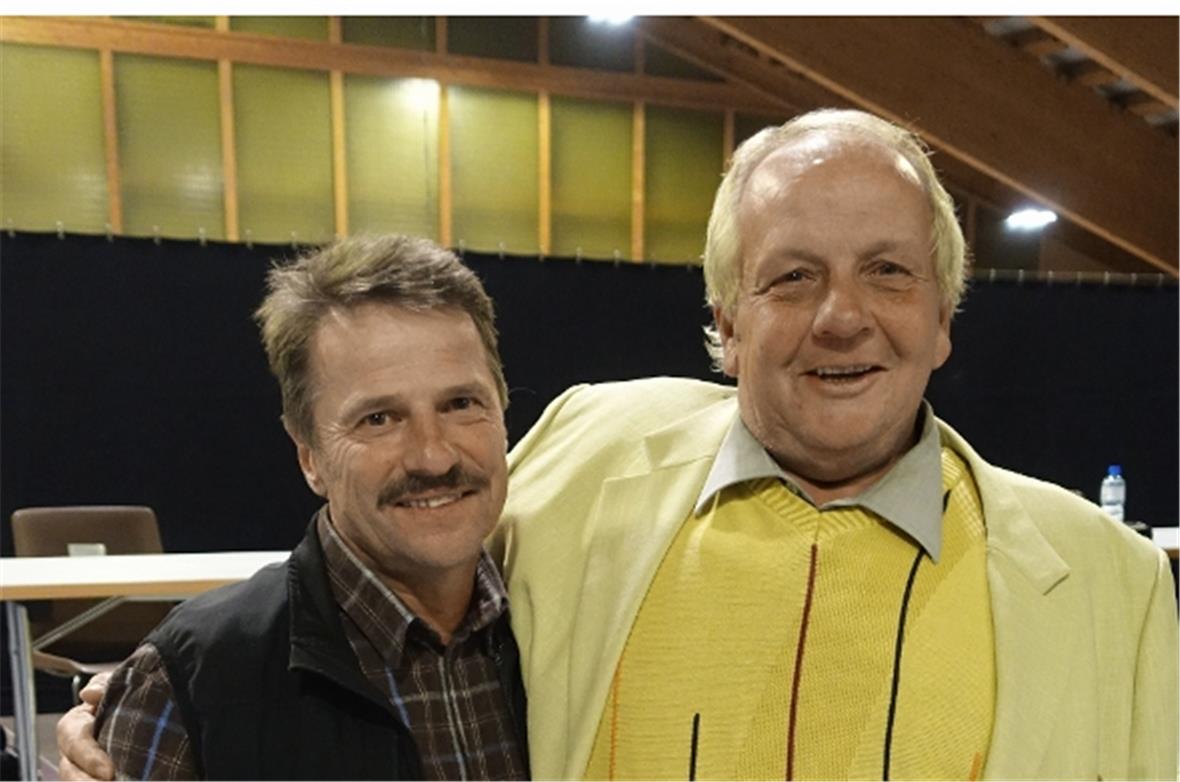 Der alte und der neue Verwaltungsratspräsident: Nach einem Jahr als Präsident de...