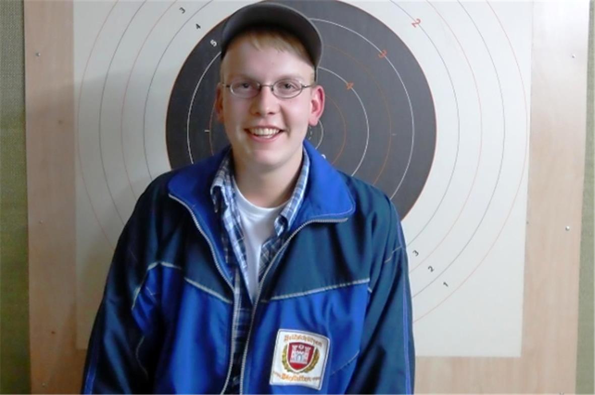 Der bestklassierte Jungschütze, André Senften.