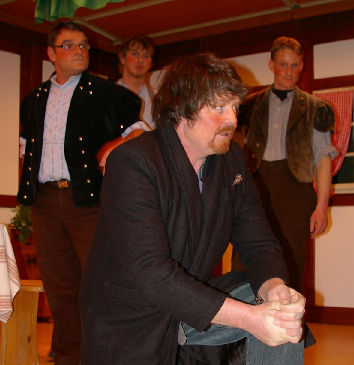 Der entlarvte Geist zeigt Reue.