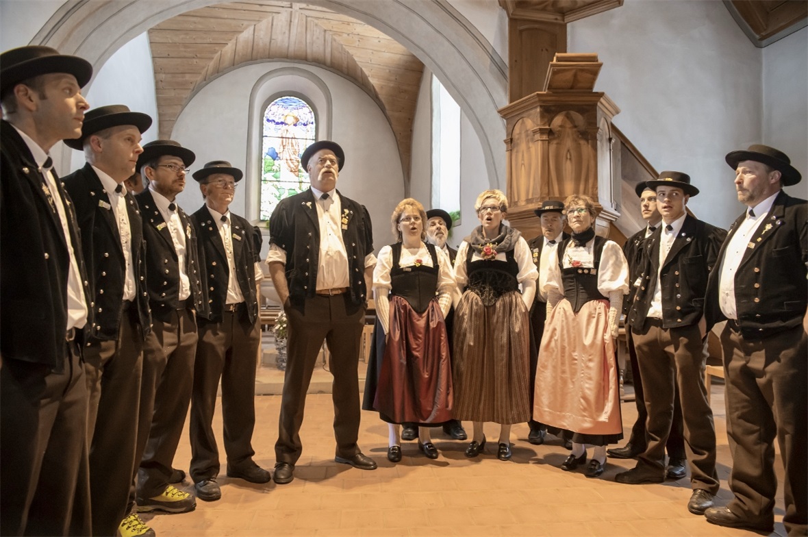 Der gastgebende Jodlerklub Bärgfründe Boltigen.