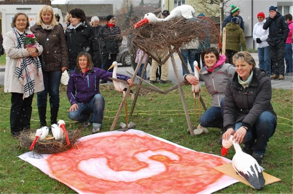 Der harte Kern der unermüdlichen SpitalkämpferInnen: Marianne Haueter, Anne Spei...