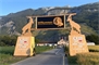 Der imposante Empfang auf dem Rossboden bei Chur hiess die Schützinnen und Schützen aus der ganzen Schweiz willkommen.