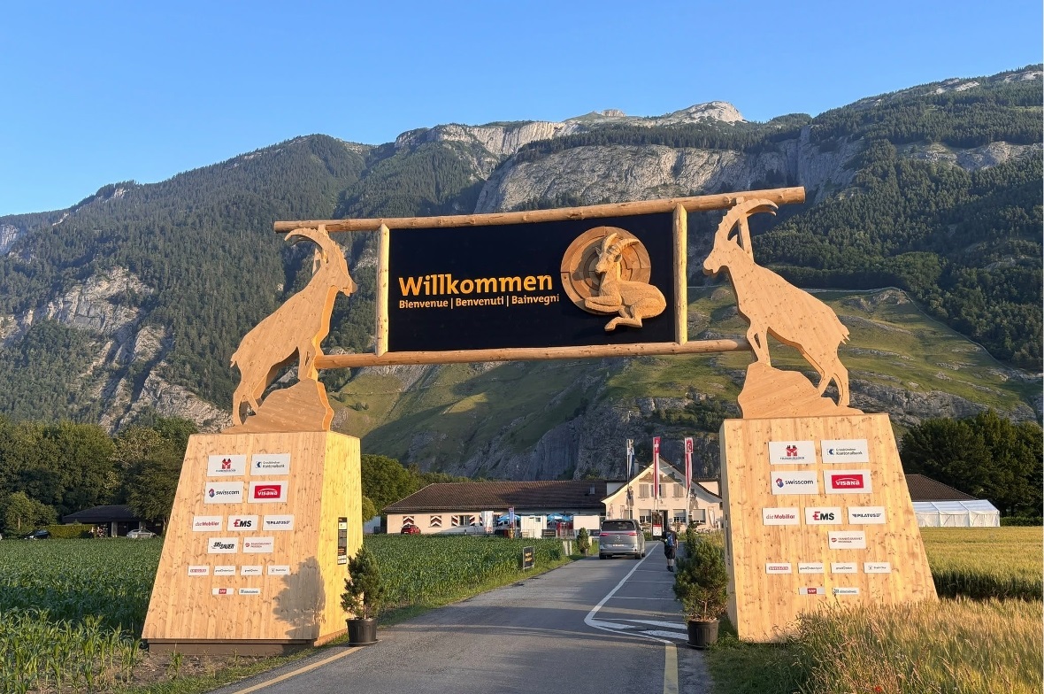 Der imposante Empfang auf dem Rossboden hiess die Schützinnen und Schützen aus d...