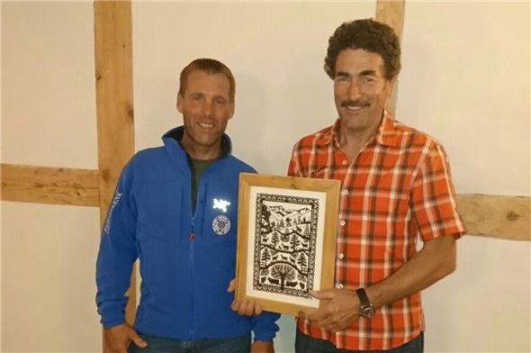 Der neue Präsident Peter Sollberger (links) löst Ueli Hauswirth nach neun Jahren in diesem Amt ab.