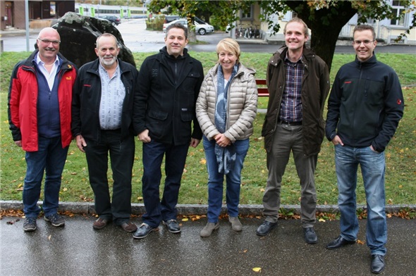 Der neugewählte Gemeinderat von Wimmis: Markus Zaugg, Hans Rudolf Lehnherr, Martin Lörtscher, Barbara Josi, Matthias Bigler und Bruno Stucki.