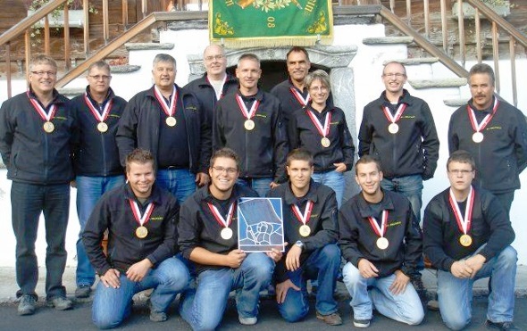 Die 14. Schweizermeister vom Schützenverein Diemtigen.