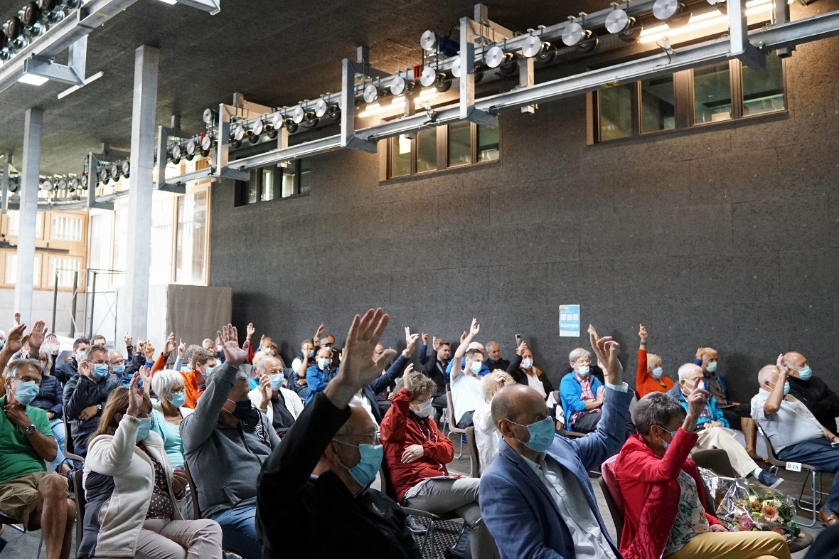 Die Abstimmungen auf der Generalversammlung waren reine Formsache: Einstimmigkei...