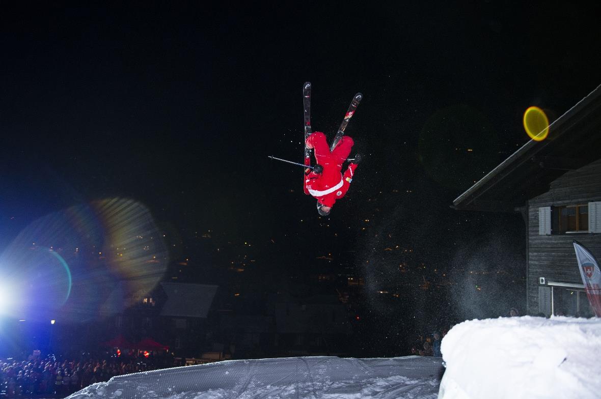 Die Akrobaten im Einsatz.