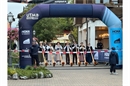 Die Alphorngruppe am Start