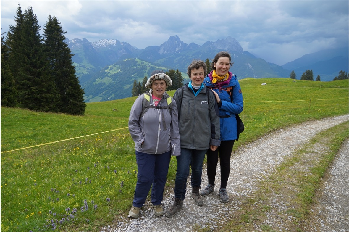 Die Bäuerinnen aus Engelburg genossen den Tag in vollen Zügen.