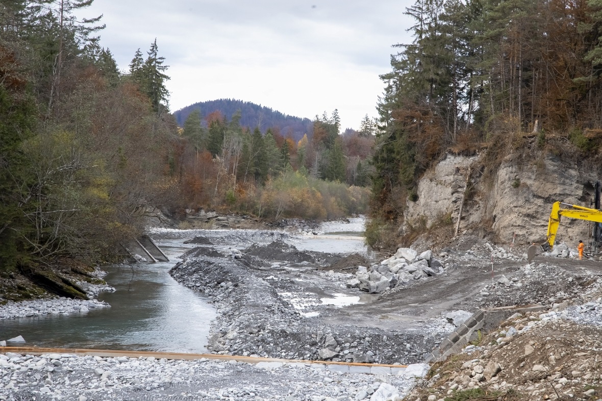 Die Baustelle auf einen Blick.