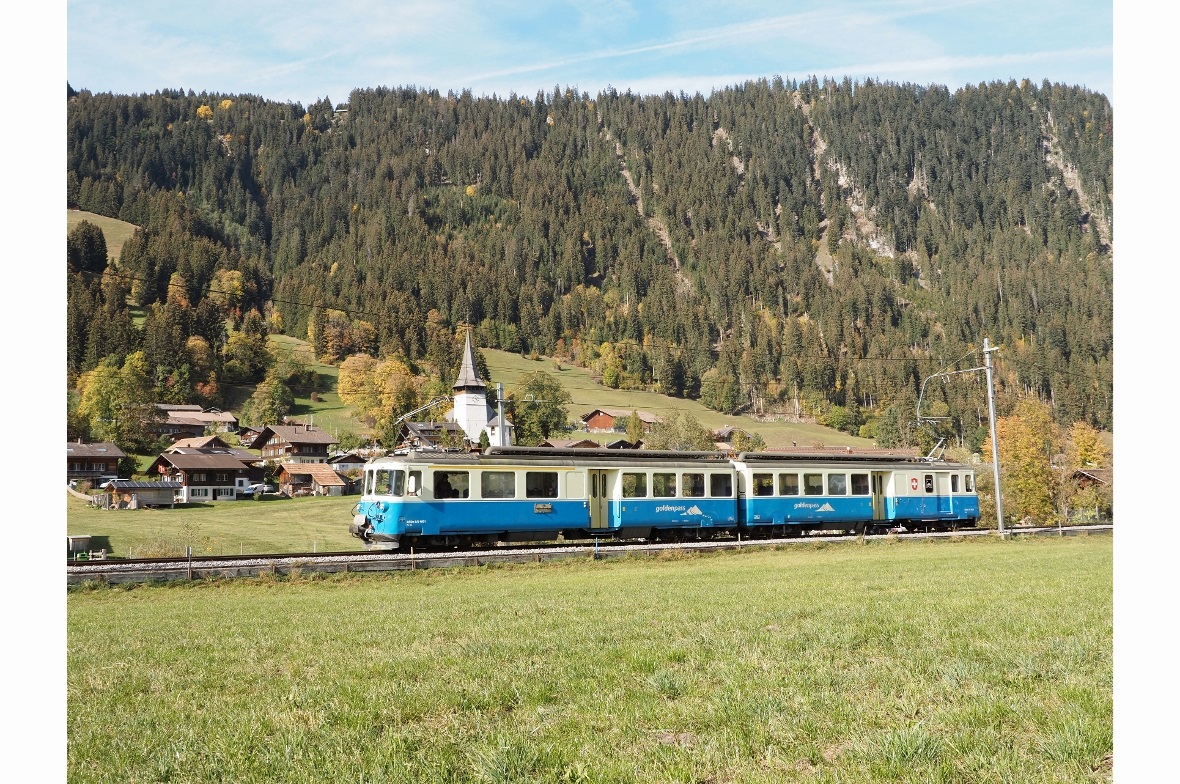 Die Belle Époque Züge rollten durch die Landschaft – 125 Jahre später.